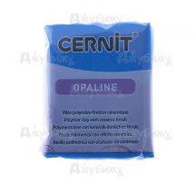 Полимерная глина Cernit Opaline первичный синий полупрозрачная (261), 56 гр