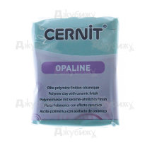 Полимерная глина Cernit Opaline селадоновый зеленый полупрозрачная (637), 56 гр