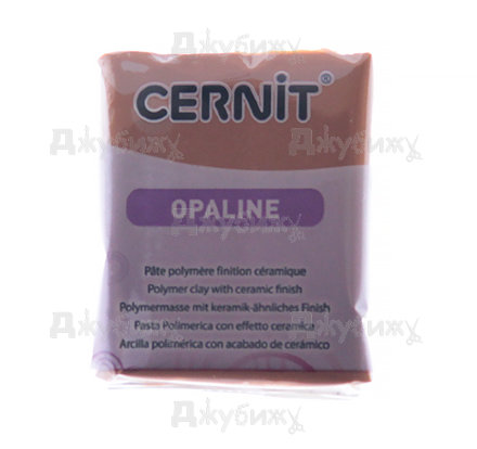 Полимерная глина Cernit Opaline карамельный полупрозрачная (807), 56 гр