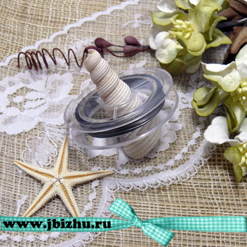 Ювелирный тросик серый (10м)