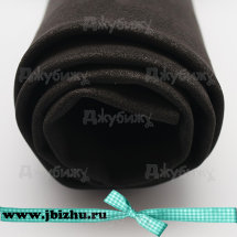 Ревелюр - фоамиран чёрный (03), 1 мм 50*70 см