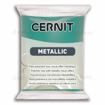 Полимерная глина Cernit Metallic бирюзовая (676) 56 гр