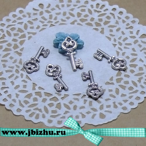 Подвеска "Ключик" серебро (10 шт)