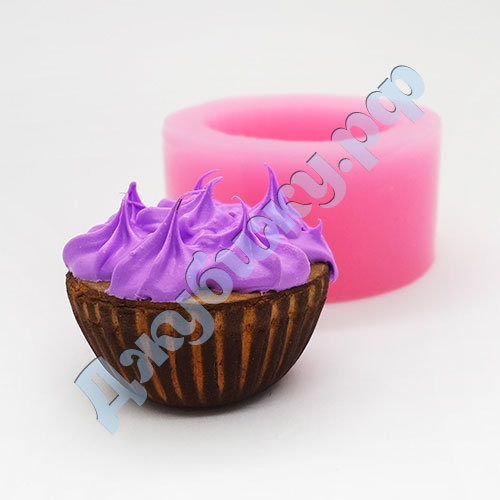 Молд "Капкейк большой №3" 18*27 мм