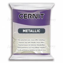 Полимерная глина Cernit Metallic фиолетовая (900) 56 гр